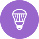 Tech Camp Icon LED Round