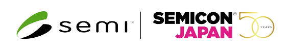 SEMICON Japan 50th logo Stacked